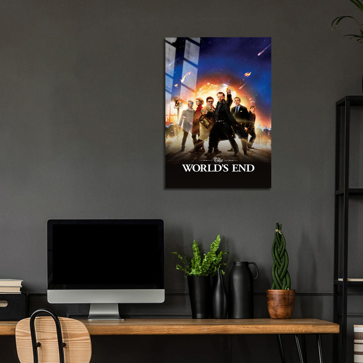 Flex Designs Metal Poster The Worlds End 24 x 36" Home Goods - Movie 2013 Movie Metal Poster