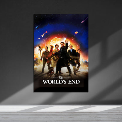 Flex Designs Metal Poster The Worlds End 5 x 7" Home Goods - Movie 2013 Movie Metal Poster