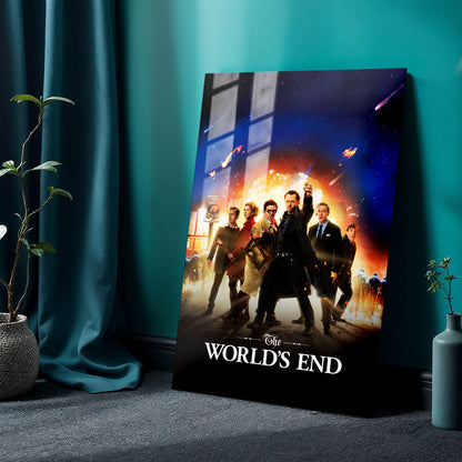 Flex Designs Metal Poster The Worlds End 24 x 36" Home Goods - Movie 2013 Movie Metal Poster