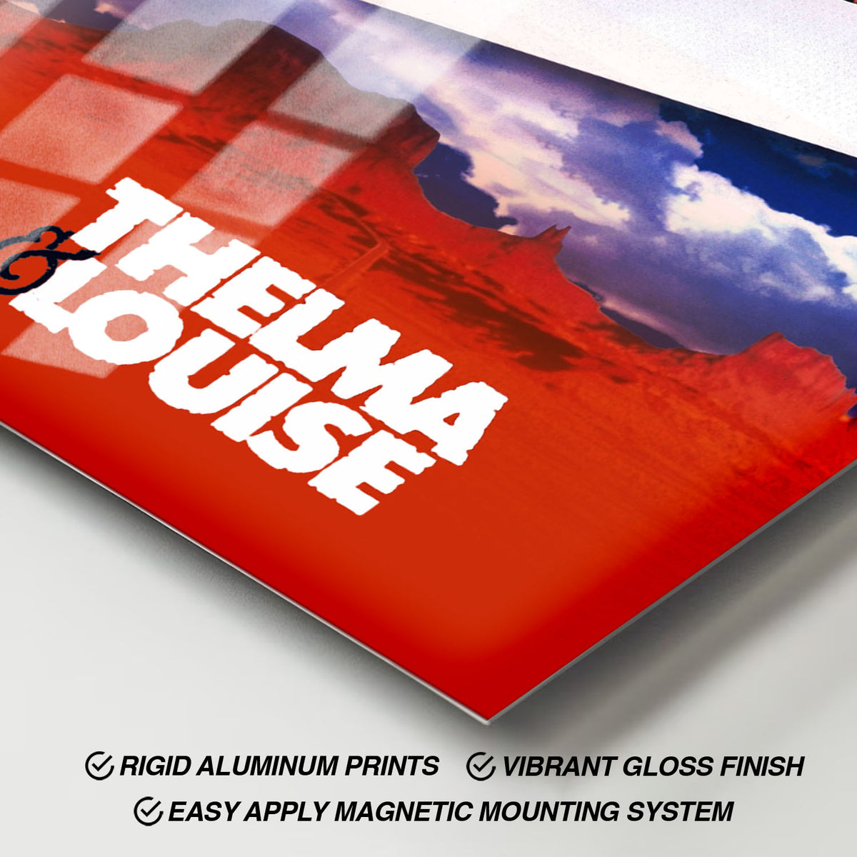 Flex Designs Metal Poster Thelma & Louise Official 11 x 17" Home Goods - Movie 1991 Movie Metal Poster