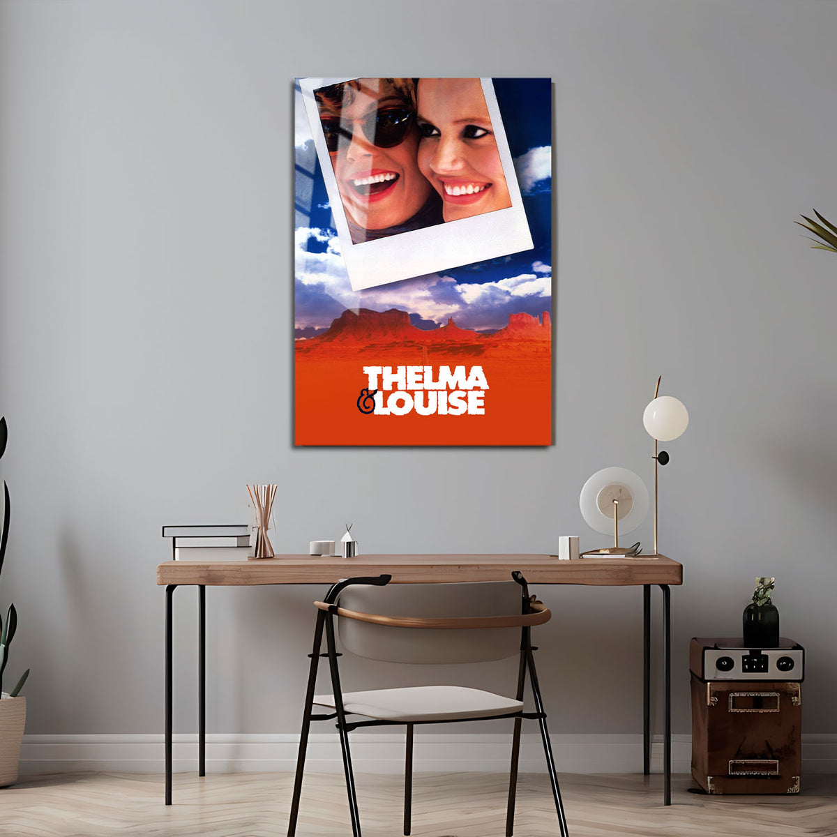 Flex Designs Metal Poster Thelma & Louise Official 5 x 7" Home Goods - Movie 1991 Movie Metal Poster