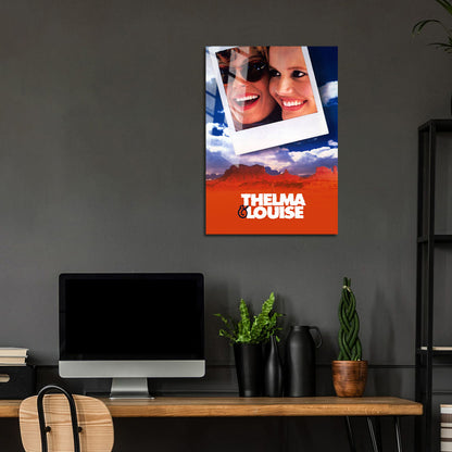 Flex Designs Metal Poster Thelma & Louise Official 24 x 36" Home Goods - Movie 1991 Movie Metal Poster