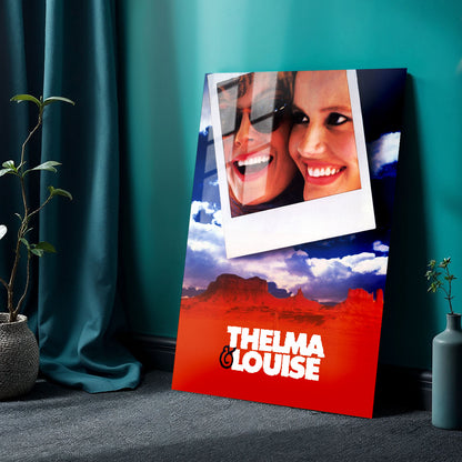 Flex Designs Metal Poster Thelma & Louise Official 24 x 36" Home Goods - Movie 1991 Movie Metal Poster