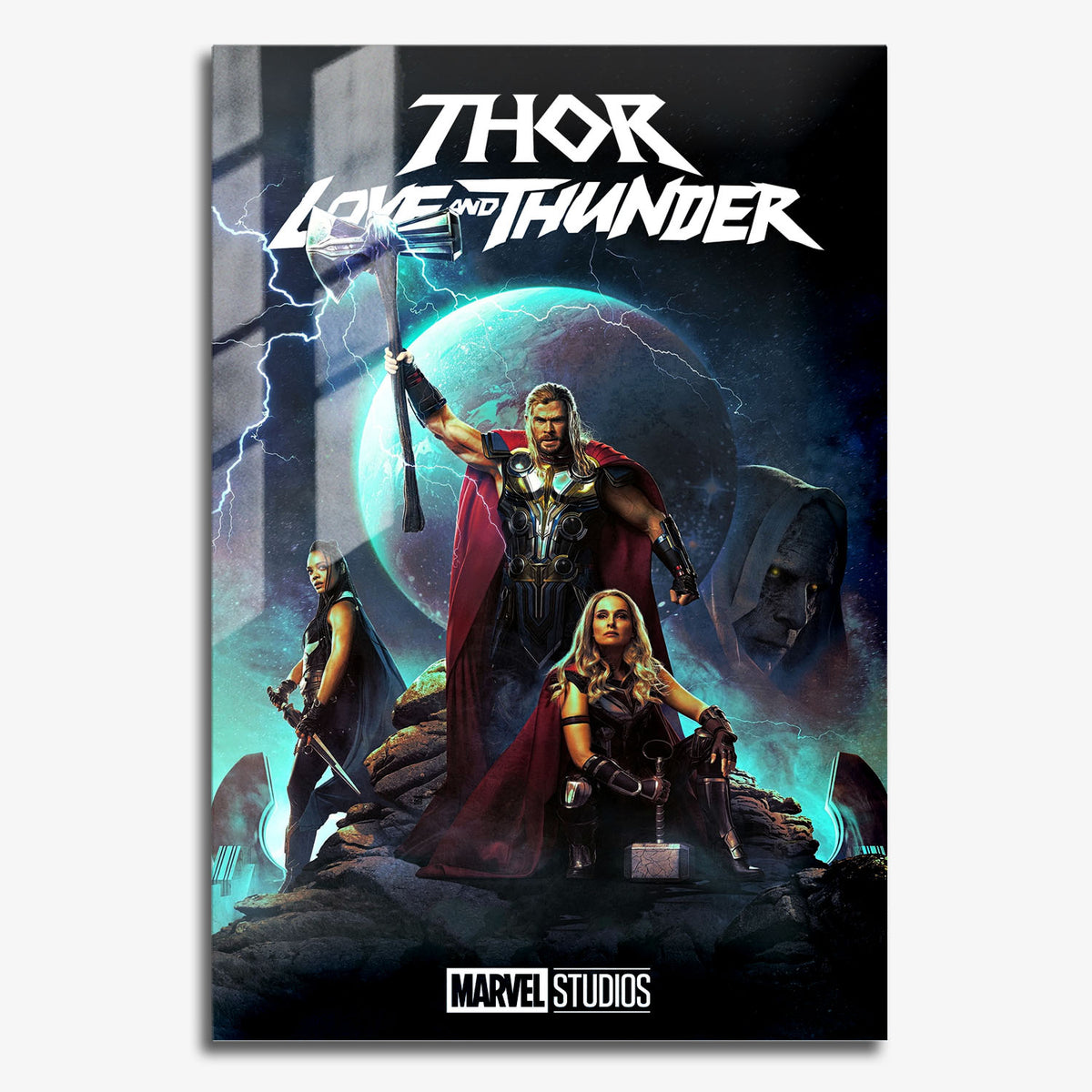 Flex Designs Metal Poster Thor- Love and Thunder 11 x 17" Home Goods - Movie 2022 Movie Metal Poster