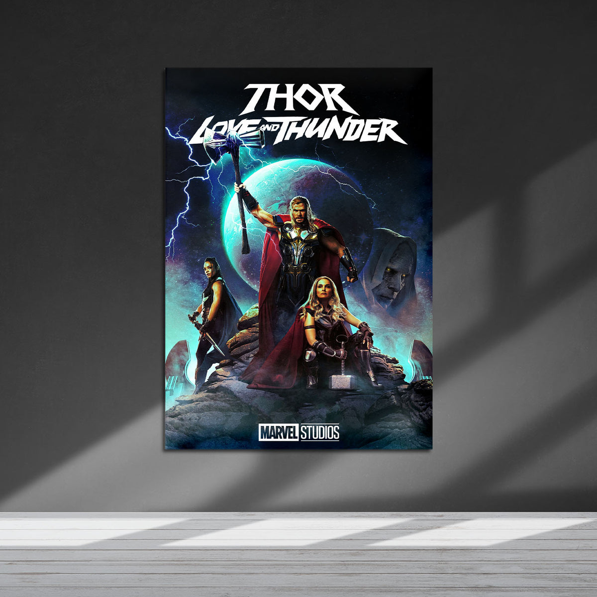 Flex Designs Metal Poster Thor- Love and Thunder 5 x 7" Home Goods - Movie 2022 Movie Metal Poster