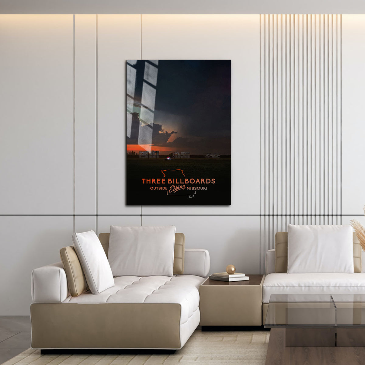 Flex Designs Metal Poster Three Billboards Outside Ebbing, Missouri 16 x 24" Home Goods - Movie 2017 Movie Metal Poster