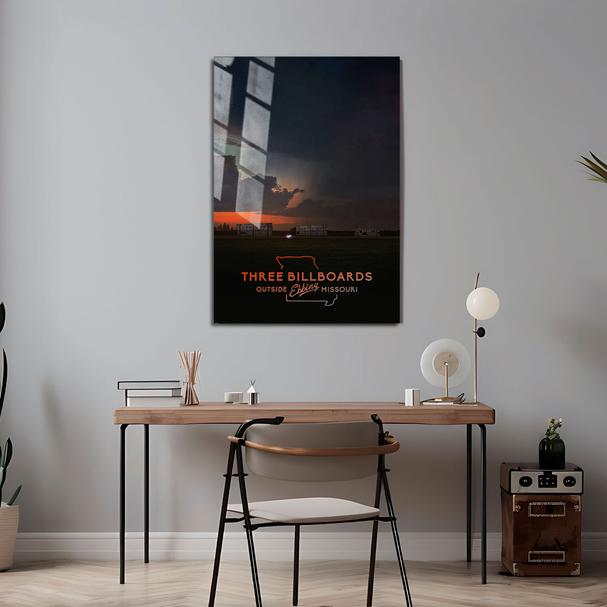 Flex Designs Metal Poster Three Billboards Outside Ebbing, Missouri 5 x 7" Home Goods - Movie 2017 Movie Metal Poster