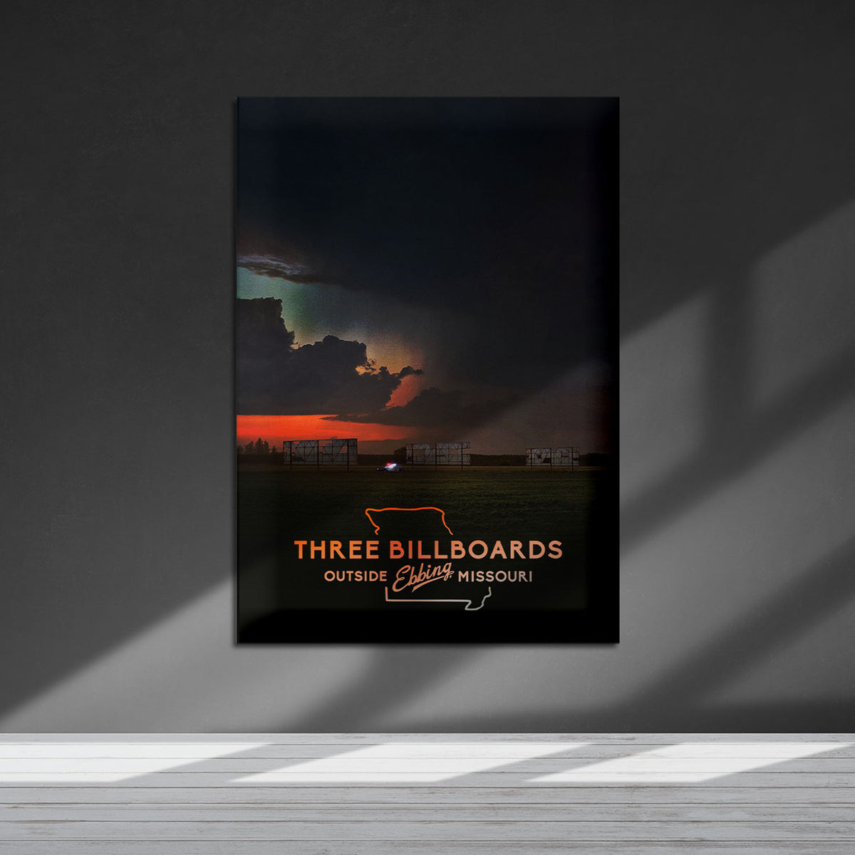 Flex Designs Metal Poster Three Billboards Outside Ebbing, Missouri 5 x 7" Home Goods - Movie 2017 Movie Metal Poster