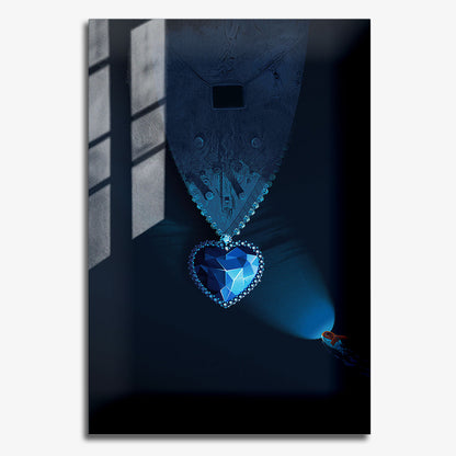 Flex Designs Metal Poster Titanic Minimalist 11 x 17" Home Goods - Movie 1997 Movie Metal Poster