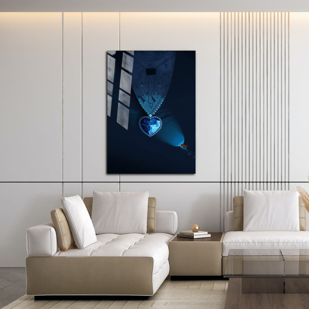 Flex Designs Metal Poster Titanic Minimalist 16 x 24" Home Goods - Movie 1997 Movie Metal Poster