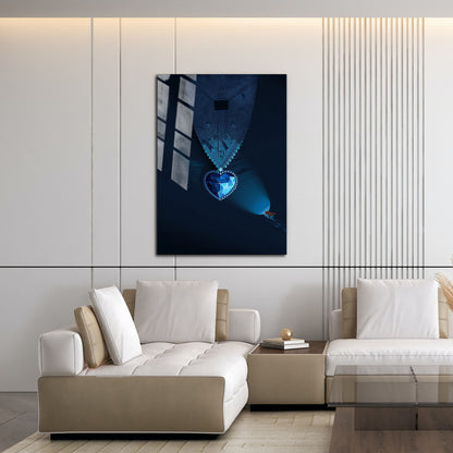Flex Designs Metal Poster Titanic Minimalist 16 x 24" Home Goods - Movie 1997 Movie Metal Poster