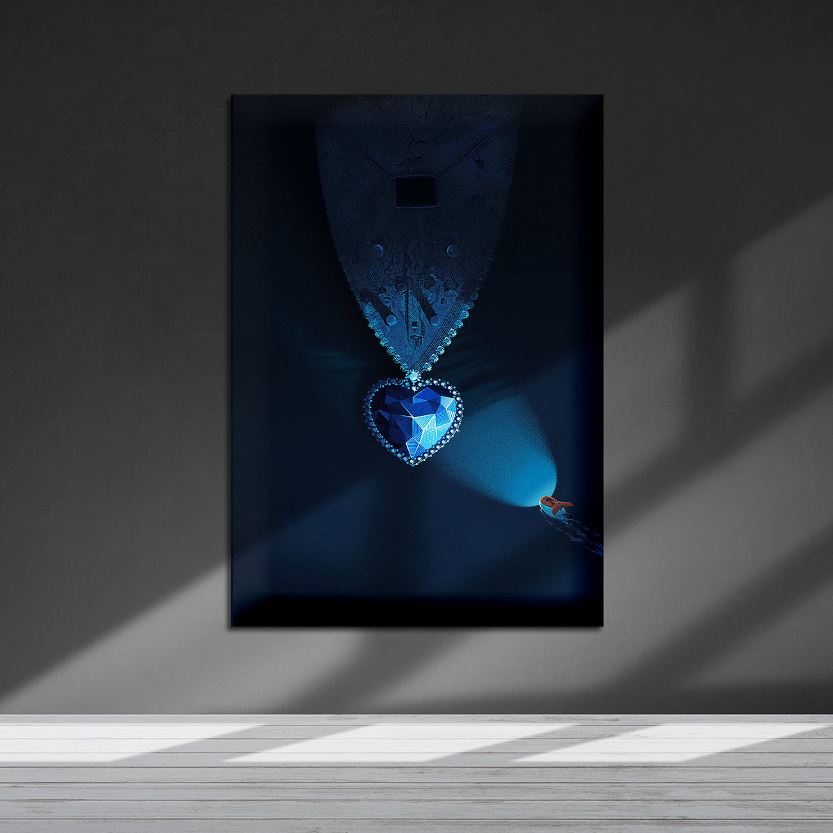 Flex Designs Metal Poster Titanic Minimalist 5 x 7" Home Goods - Movie 1997 Movie Metal Poster