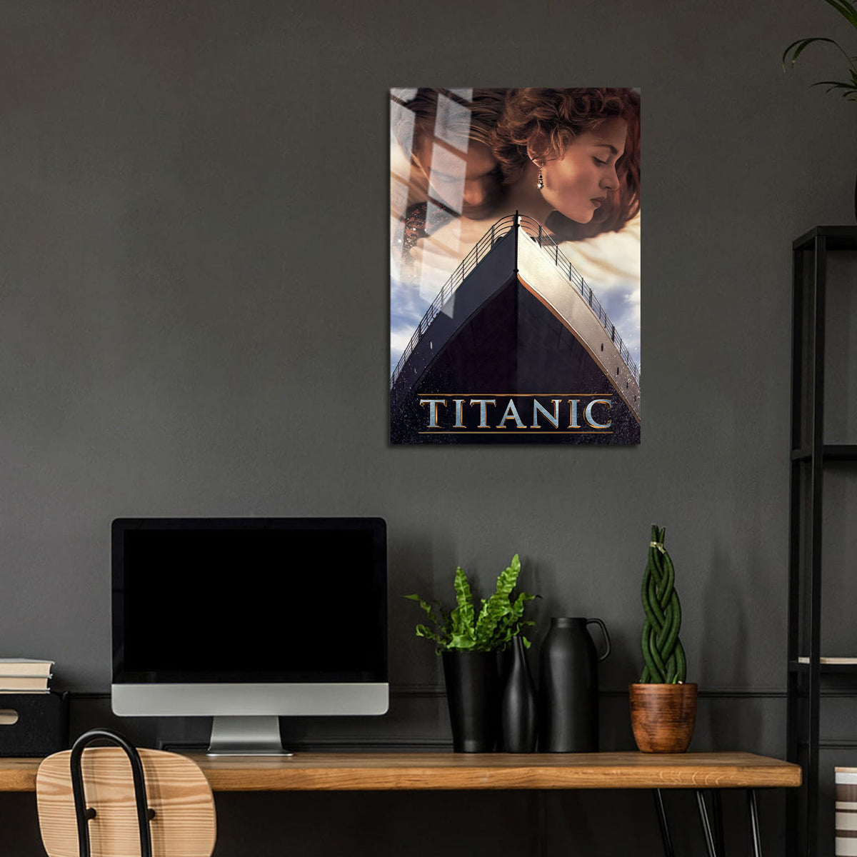 Flex Designs Metal Poster Titanic Theatrical 24 x 36" Home Goods - Movie 1997 Movie Metal Poster