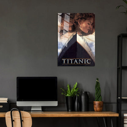 Flex Designs Metal Poster Titanic Theatrical 24 x 36" Home Goods - Movie 1997 Movie Metal Poster