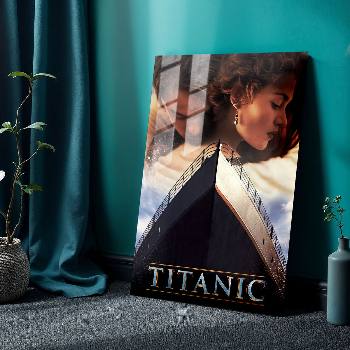 Flex Designs Metal Poster Titanic Theatrical 24 x 36" Home Goods - Movie 1997 Movie Metal Poster