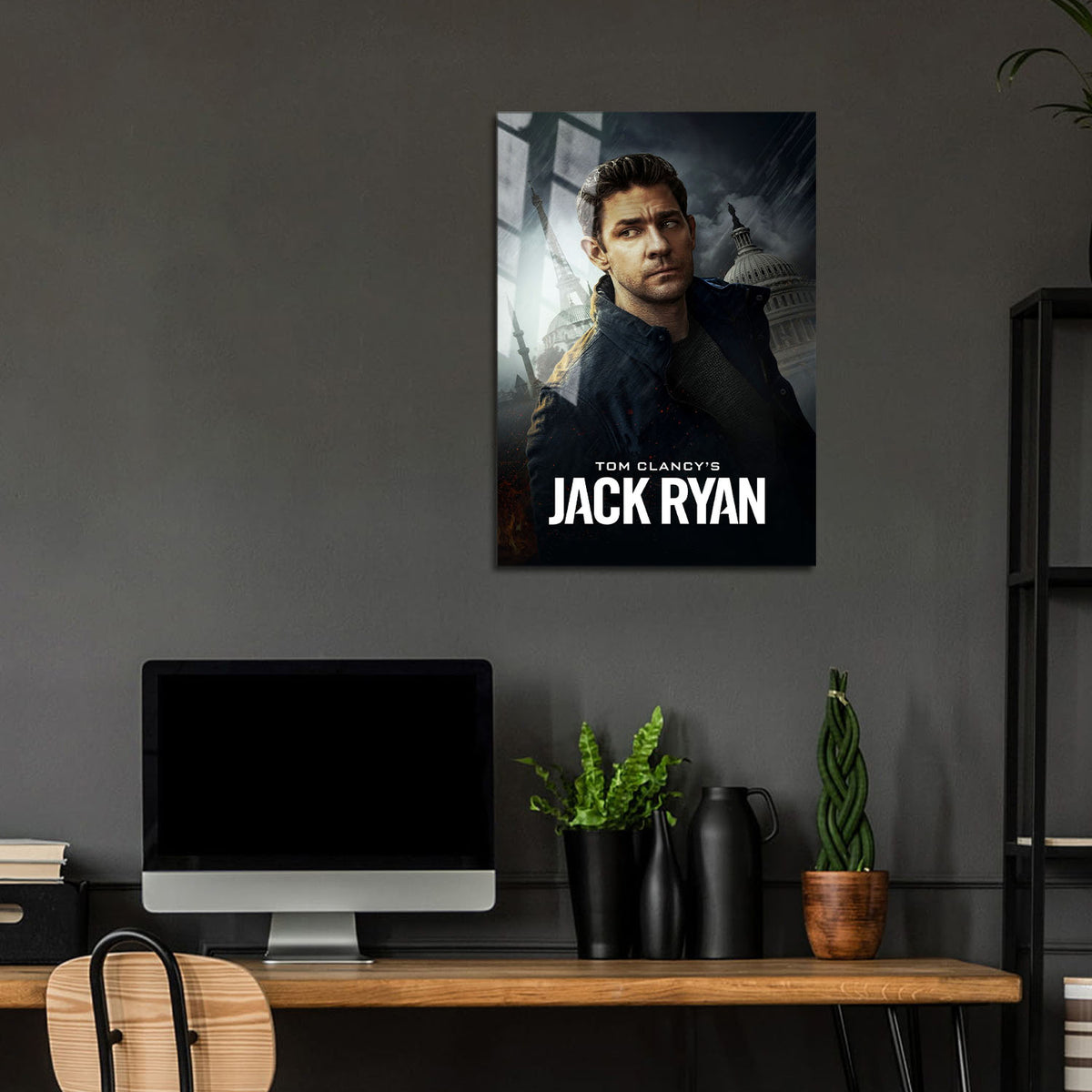 Flex Designs Metal Poster Tom Clancy's Jack Ryan 24 x 36" Home Goods - TV Show 2018 TV Show Metal Poster