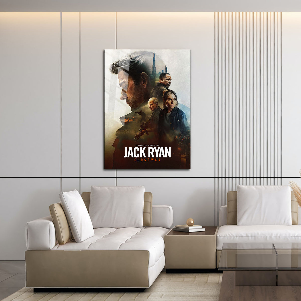 Flex Designs Metal Poster Tom Clancys Jack Ryan Ghost War 16 x 24" Home Goods - Movie 2026 Movie Metal Poster
