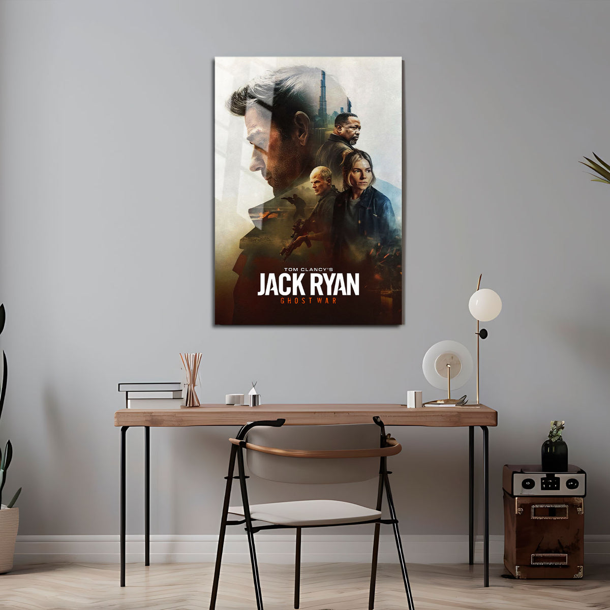 Flex Designs Metal Poster Tom Clancys Jack Ryan Ghost War 5 x 7" Home Goods - Movie 2026 Movie Metal Poster