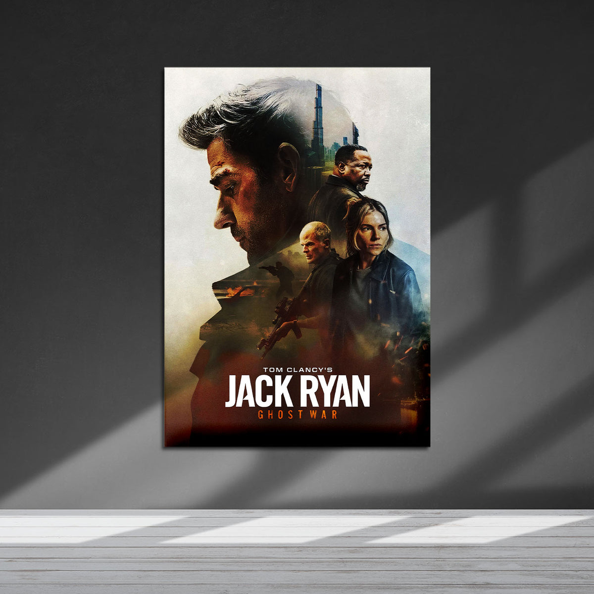 Flex Designs Metal Poster Tom Clancys Jack Ryan Ghost War 5 x 7" Home Goods - Movie 2026 Movie Metal Poster