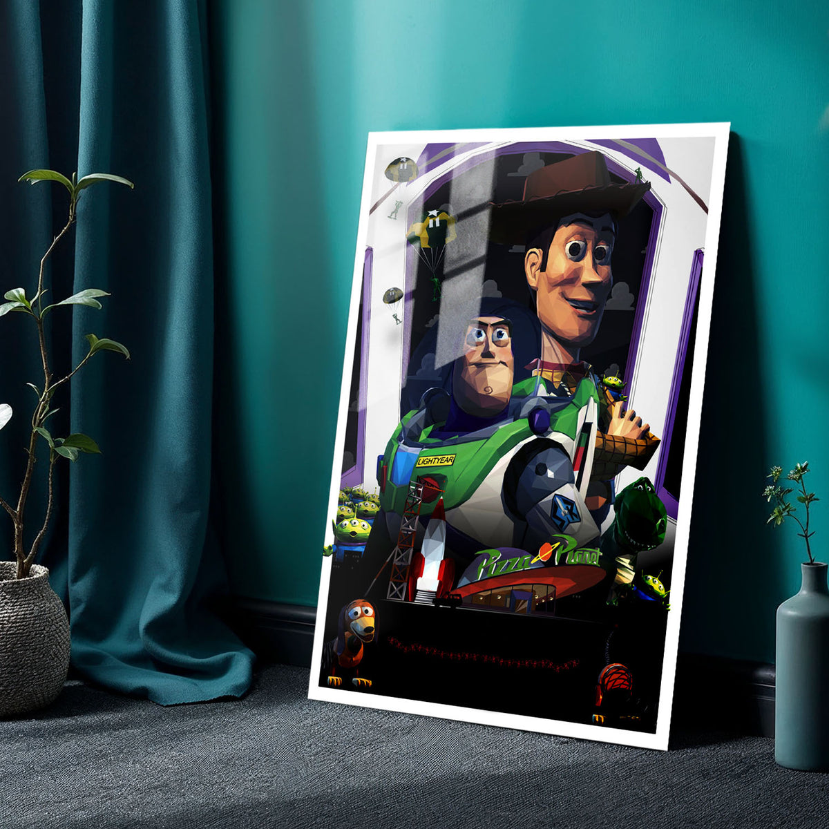 Flex Designs Metal Poster Toy Story Sketch 24 x 36" Home Goods - Movie 1995 Movie Metal Poster