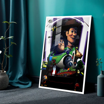 Flex Designs Metal Poster Toy Story Sketch 24 x 36" Home Goods - Movie 1995 Movie Metal Poster