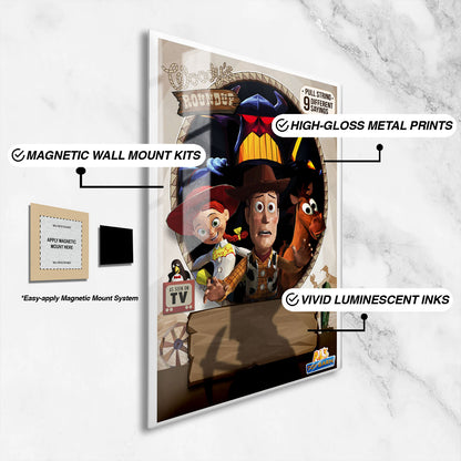 Flex Designs Metal Poster Toy Story 2 Sketch 16 x 24" Home Goods - Movie 1999 Movie Metal Poster