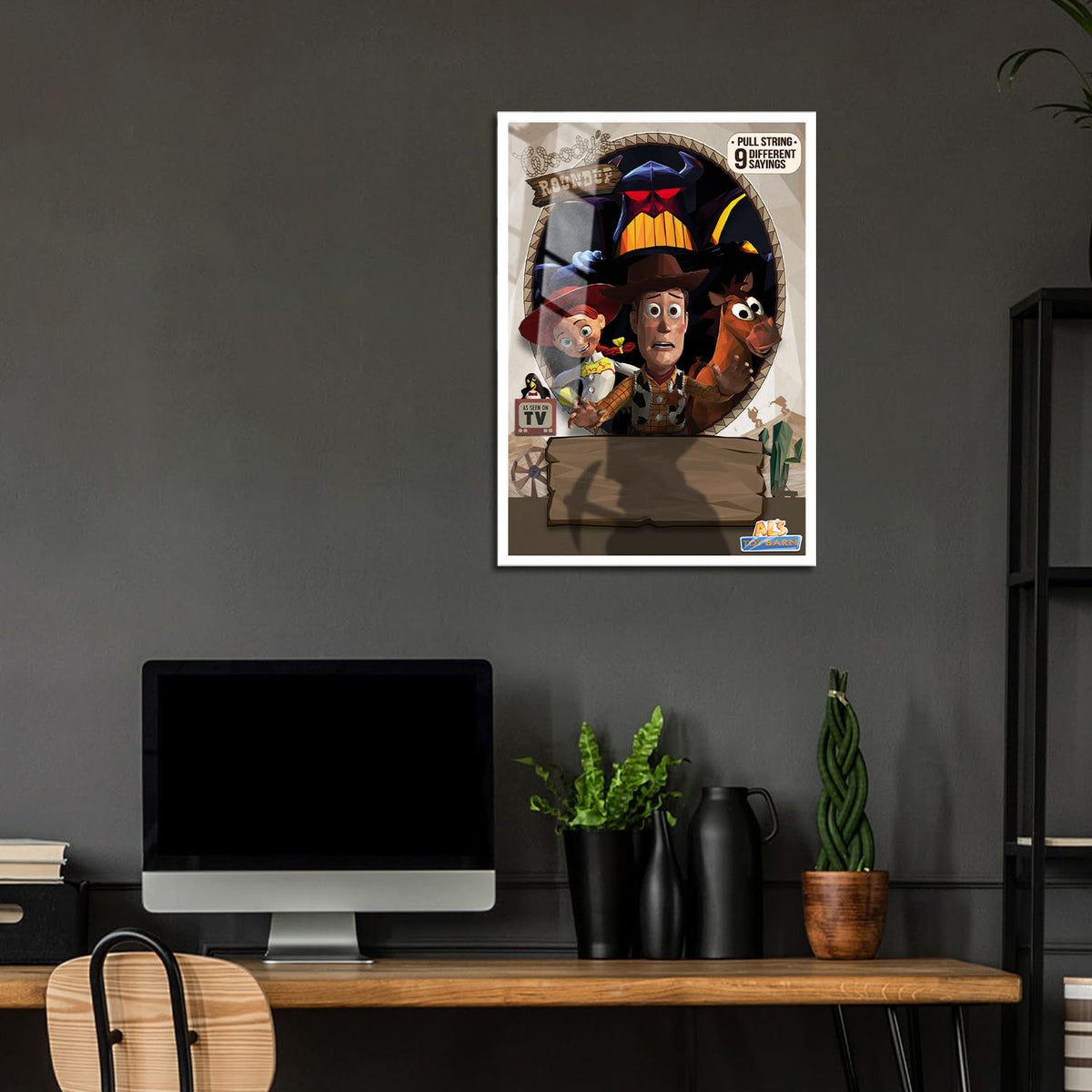 Flex Designs Metal Poster Toy Story 2 Sketch 24 x 36" Home Goods - Movie 1999 Movie Metal Poster