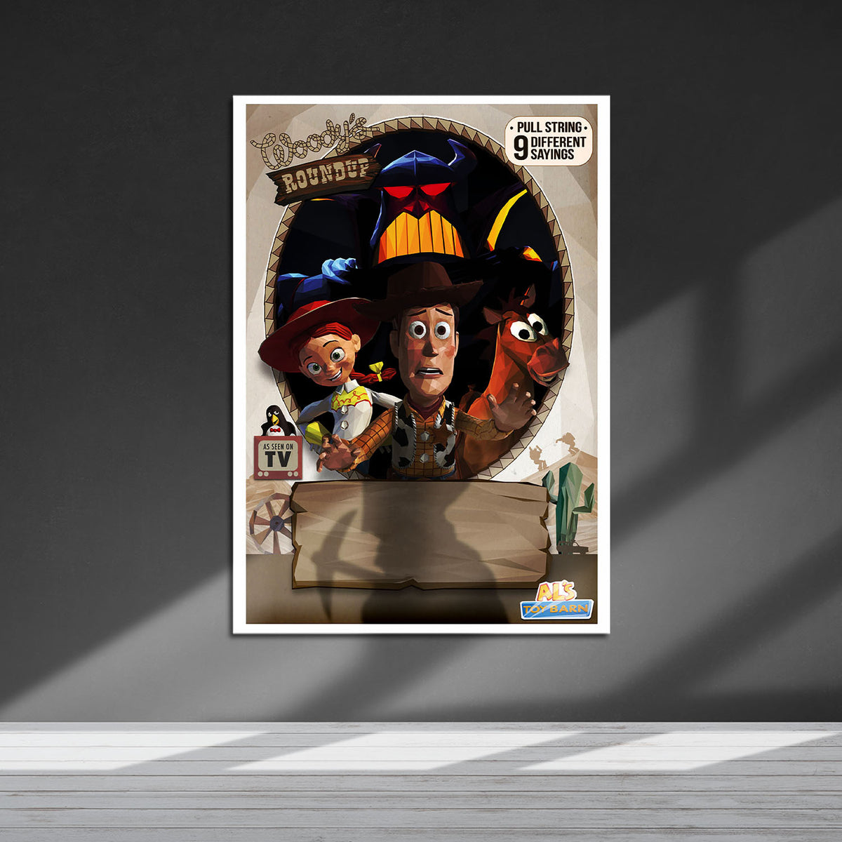 Flex Designs Metal Poster Toy Story 2 Sketch 5 x 7" Home Goods - Movie 1999 Movie Metal Poster