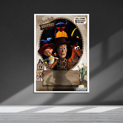 Flex Designs Metal Poster Toy Story 2 Sketch 5 x 7" Home Goods - Movie 1999 Movie Metal Poster