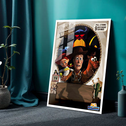 Flex Designs Metal Poster Toy Story 2 Sketch 24 x 36" Home Goods - Movie 1999 Movie Metal Poster