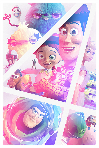 Flex Designs Metal Poster Toy Story 4 Sketch 11 x 17" Home Goods - Movie 2019 Movie Metal Poster