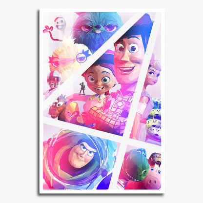 Flex Designs Metal Poster Toy Story 4 Sketch 11 x 17" Home Goods - Movie 2019 Movie Metal Poster