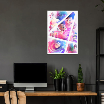Flex Designs Metal Poster Toy Story 4 Sketch 24 x 36" Home Goods - Movie 2019 Movie Metal Poster