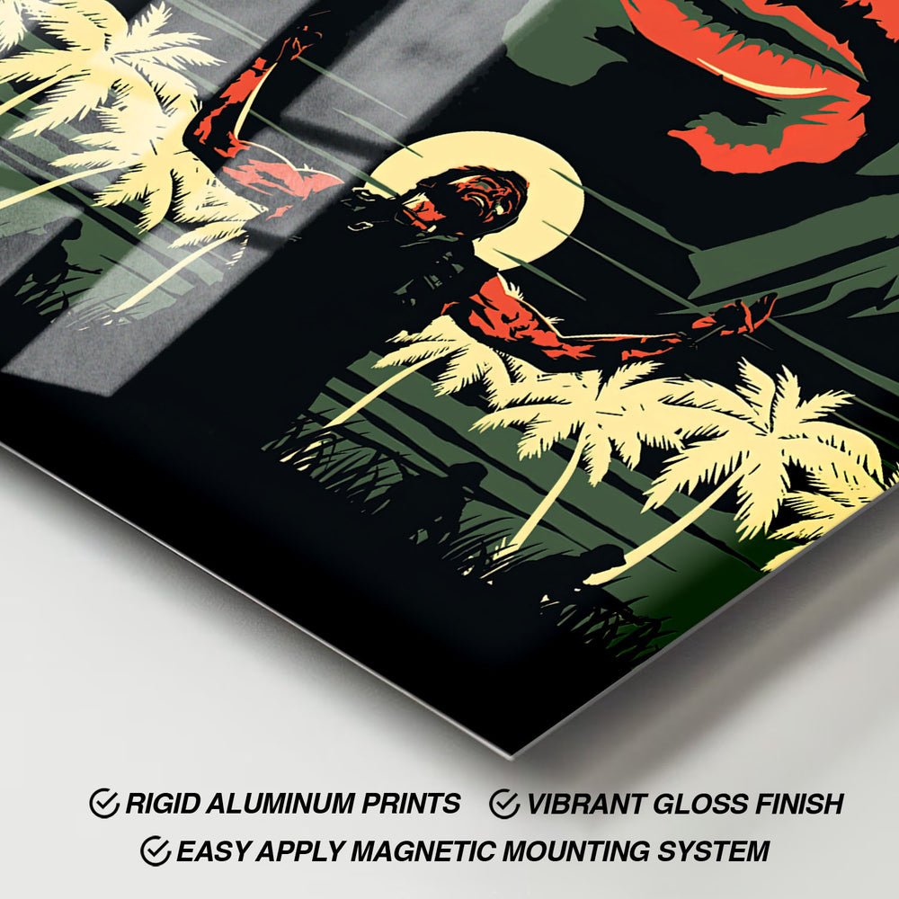 Flex Designs Metal Poster Tropic Thunder 11 x 17" Home Goods - Movie 2008 Movie Metal Poster