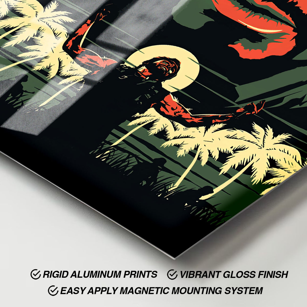 Flex Designs Metal Poster Tropic Thunder 11 x 17" Home Goods - Movie 2008 Movie Metal Poster