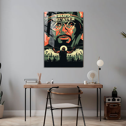 Flex Designs Metal Poster Tropic Thunder 5 x 7" Home Goods - Movie 2008 Movie Metal Poster