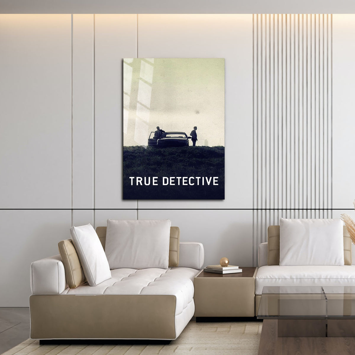 Flex Designs Metal Poster True Detective 16 x 24" Home Goods - TV Show 2014 TV Show Metal Poster
