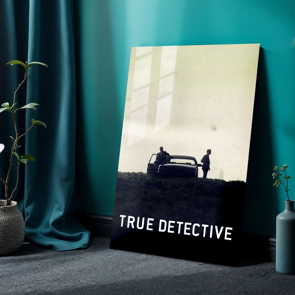 Flex Designs Metal Poster True Detective 24 x 36" Home Goods - TV Show 2014 TV Show Metal Poster