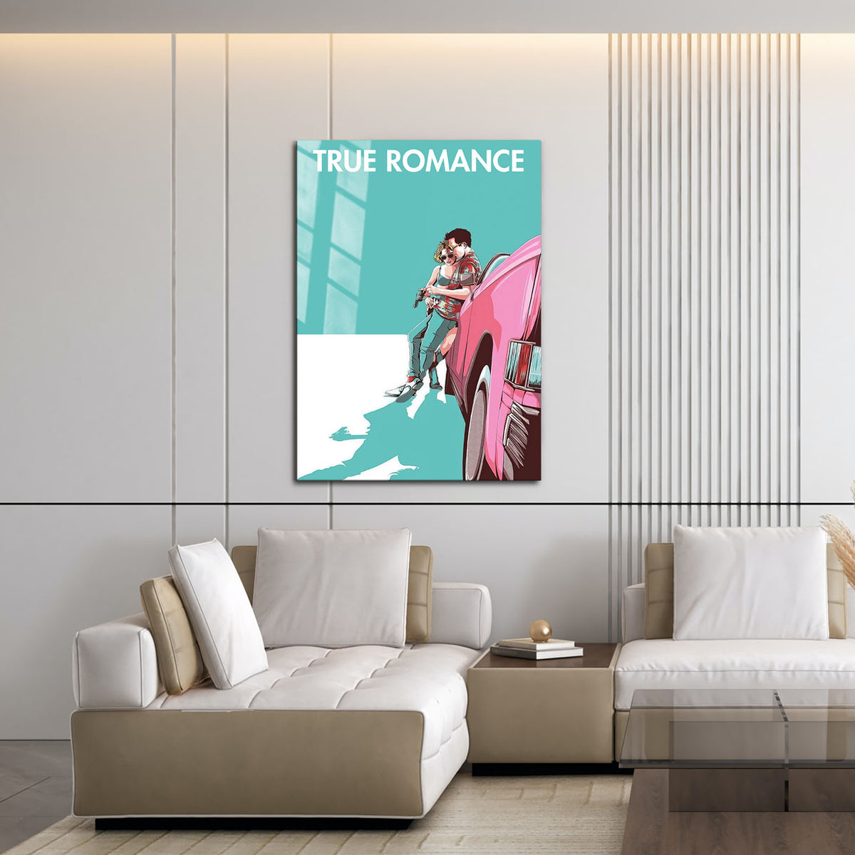 Flex Designs Metal Poster True Romance 16 x 24" Home Goods - Movie 1993 Movie Metal Poster