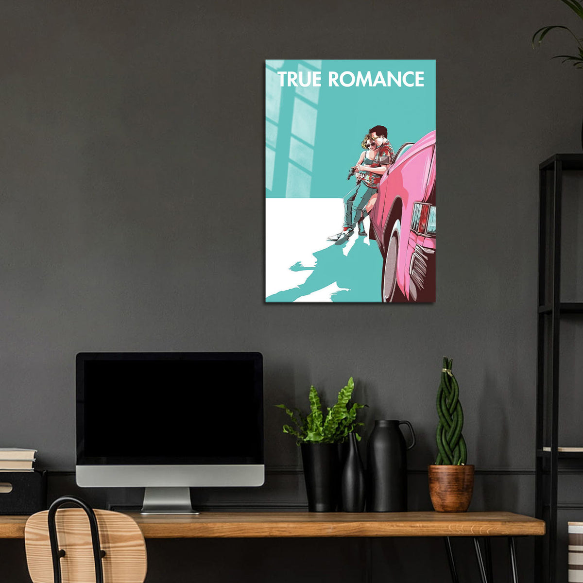 Flex Designs Metal Poster True Romance 24 x 36" Home Goods - Movie 1993 Movie Metal Poster