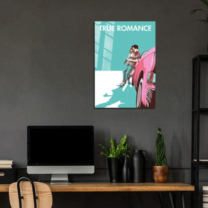 Flex Designs Metal Poster True Romance 24 x 36" Home Goods - Movie 1993 Movie Metal Poster