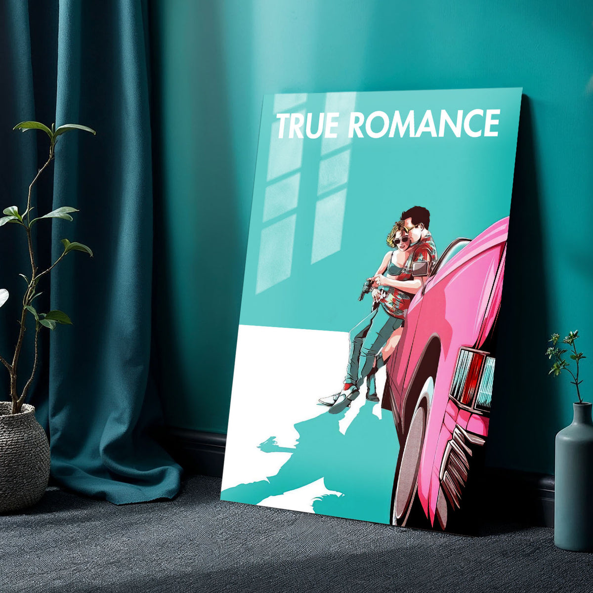 Flex Designs Metal Poster True Romance 24 x 36" Home Goods - Movie 1993 Movie Metal Poster