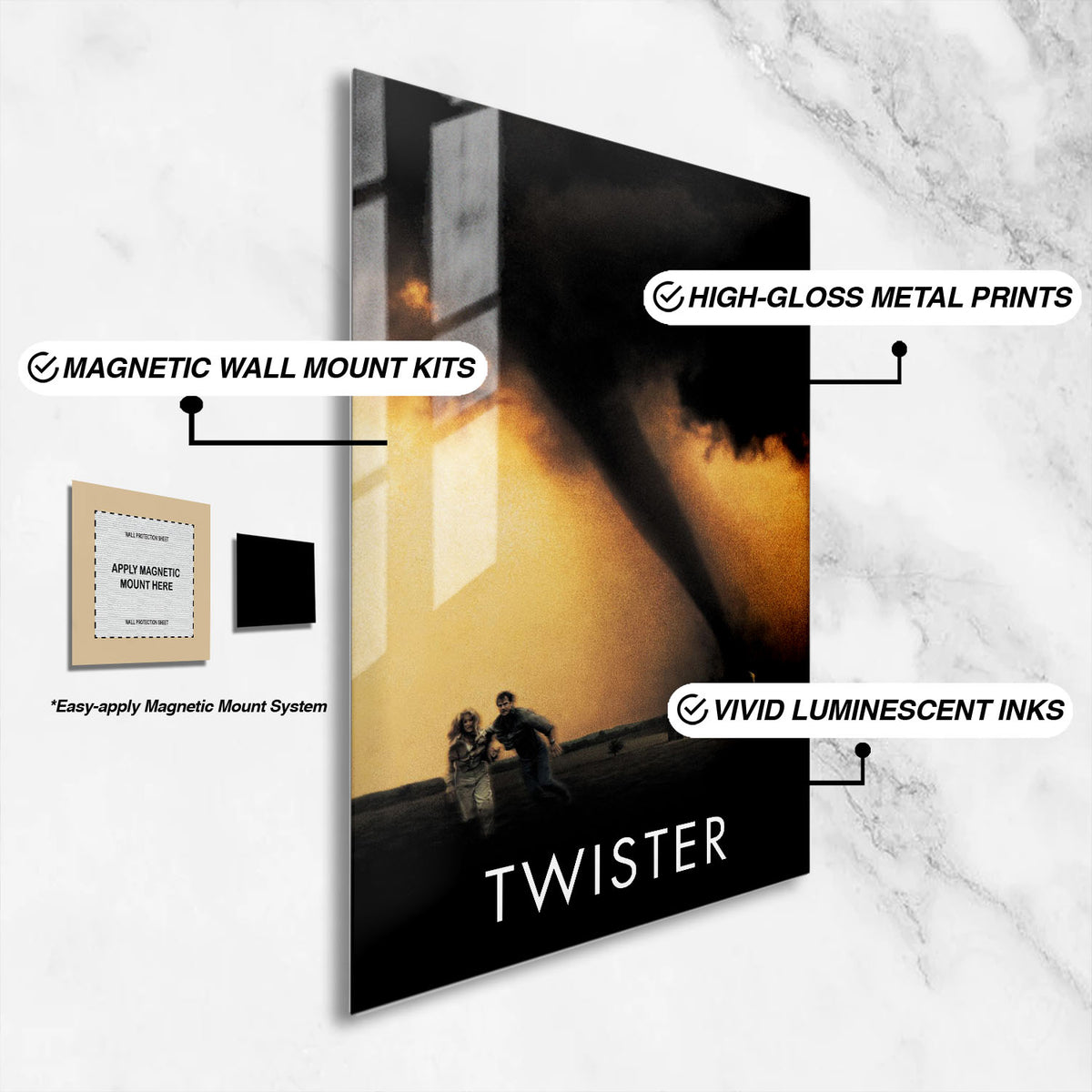 Flex Designs Metal Poster Twister 16 x 24" Home Goods - Movie 1996 Movie Metal Poster