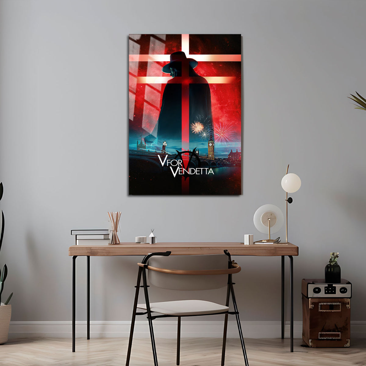 Flex Designs Metal Poster V for Vendetta 5 x 7" Home Goods - Movie 2006 Movie Metal Poster