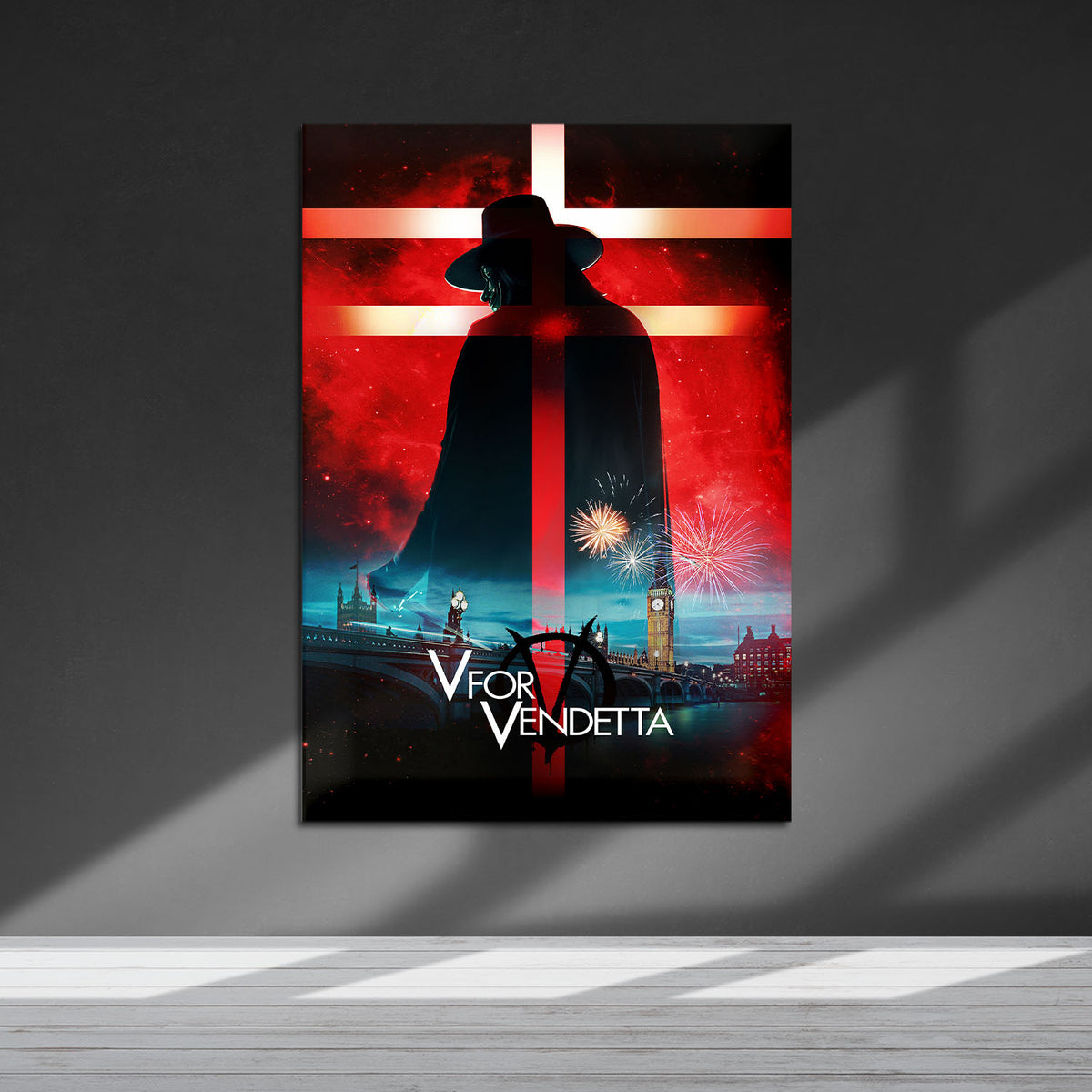 Flex Designs Metal Poster V for Vendetta 5 x 7" Home Goods - Movie 2006 Movie Metal Poster