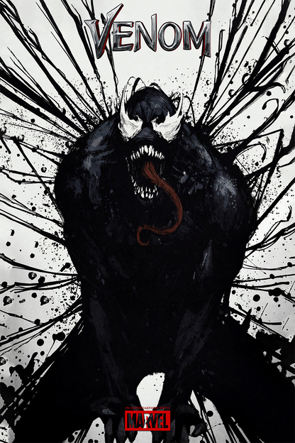 Flex Designs Metal Poster Venom Theatrical 11 x 17" Home Goods - Movie 2018 Movie Metal Poster
