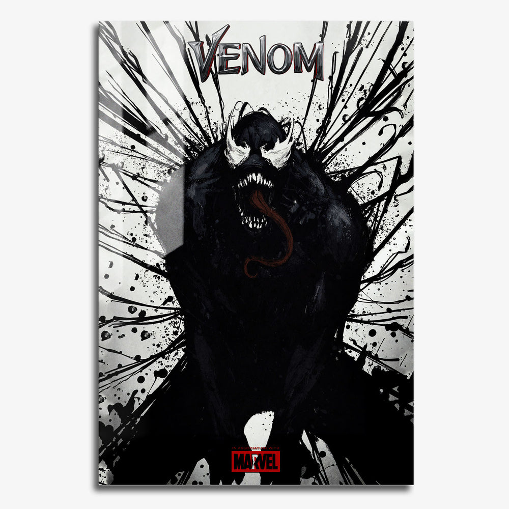 Flex Designs Metal Poster Venom Theatrical 11 x 17" Home Goods - Movie 2018 Movie Metal Poster