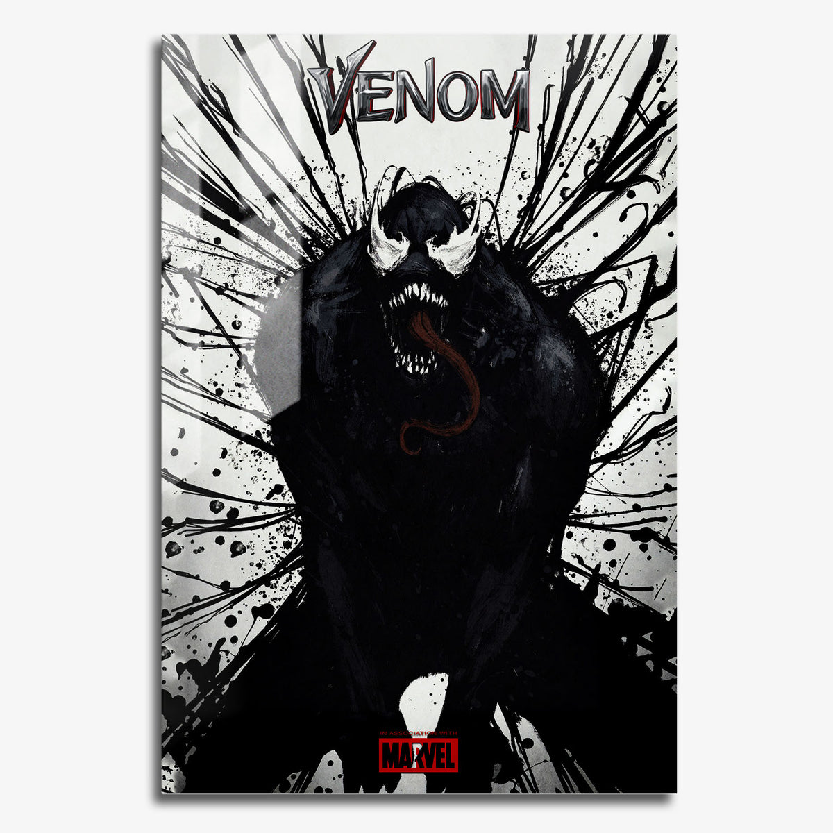 Flex Designs Metal Poster Venom Theatrical 11 x 17" Home Goods - Movie 2018 Movie Metal Poster