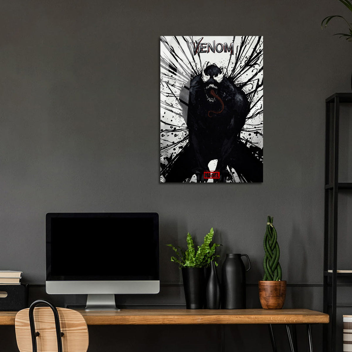 Flex Designs Metal Poster Venom Theatrical 24 x 36" Home Goods - Movie 2018 Movie Metal Poster