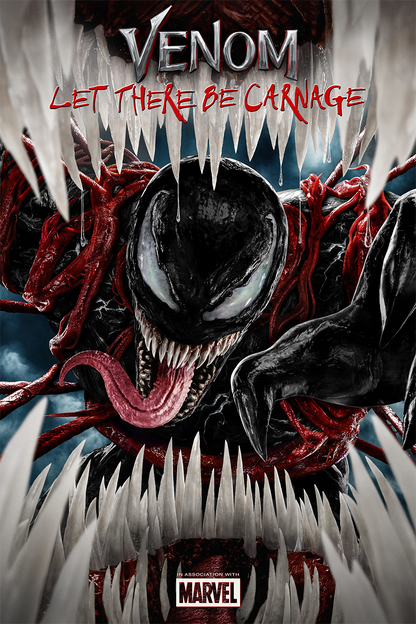 Flex Designs Metal Poster Venom Let There Be Carnage Cinematic 11 x 17" Home Goods - Movie 2021 Movie Metal Poster